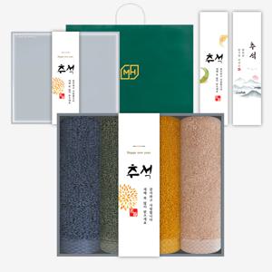 추석 명절 수건 선물세트 집들이 개업 선물 30수 150g (4매)
