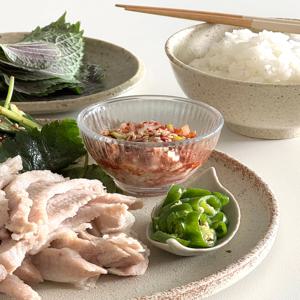 디핑 플리츠 유리 소스볼