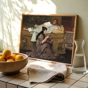 로렌스 알마 타데마 캔버스 포스터 22종/14. 글라우쿠스와 니디아