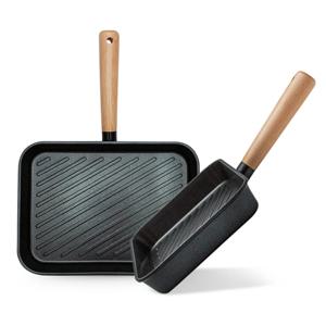 블랙 에디션 IH 사각 그릴 프라이팬 28cm (인덕션 겸용) / 그릴팬 사각후라이팬