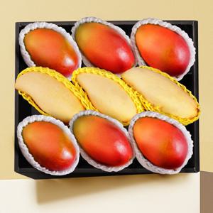 망고 혼합 9과 선물세트 3.5kg내외(골드 3과,애플 6과)