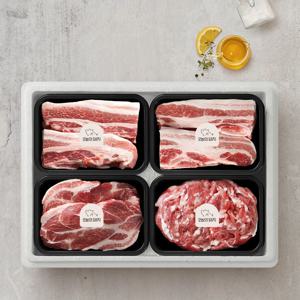 한돈 선물세트 4호 총 1.6kg/삼겹살+목살+앞다리