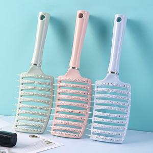 1개+1개 뿌리 볼륨 머리빗 헤어 브러쉬 두피마사지 패들브러쉬 3color