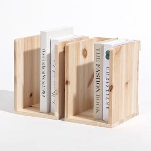 [1+1] 원목 틈새 1단 책꽂이