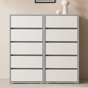 니모 속깊은 와이드서랍장 1000 5단 옷 수납장 세트