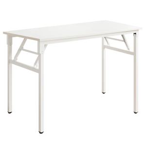 접이식 1200 1인용 컴퓨터책상 간이테이블 화이트