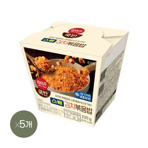 햇반 스팸김치볶음밥 220g(컵)*5개