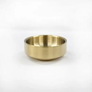 금상첨화 스텐레스 티타늄 이중구조 찬기 극소 7.5cm 접시 종지