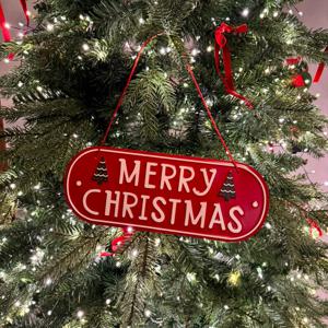 메리크리스마스 철제 간판 문걸이 크리스마스 장식 소품 오브제 벽장식 가랜드