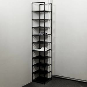 현관 철제 방수 신발 슬리퍼 정리대 10단