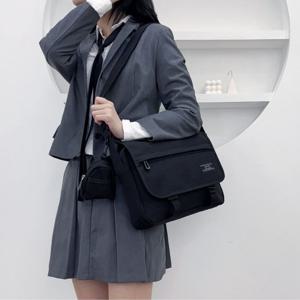 윤슬디자인 폴리오 초등 중등 데일리 작은 숄더 크로스백 보조 옆으로 매는 어깨 가방