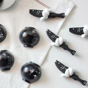 달항아리,액막이 명태 차량용 석고방향제 set