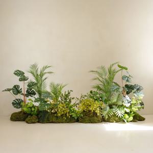 트로피컬 이끼마운팅 완제품 PM10 조화 플랜트박스