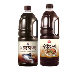 참치액 2.1kg*1개+우동다시소스 2.15kg*1개