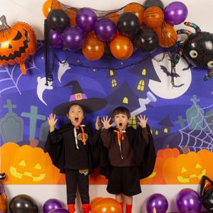 할로윈포토존 대형현수막 풍선 코스튬 할로윈파티 배경장식