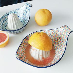 폴란드그릇 레몬착즙기 오렌지 즙짜개 도자기 스퀴저 (대형)