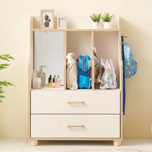 토이 4단 책장 낮은 미니 거실 책꽂이 수납장