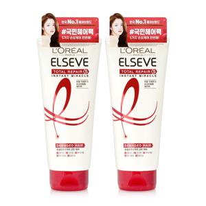 헤어팩 토탈리페어5 인스턴트 미라클 단백질 손상모 170ml 2개
