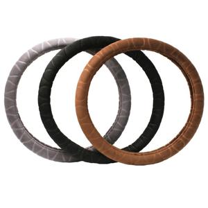 이브리영 자동차 핸들커버 겨울 털 기모 자동차 원형 운전대 커버 370mm 380mm 공용