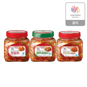 김치 3종 겉절이1.1kg+맛김치1.2kg+전라도맛김치1.2kg