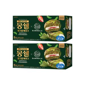 몽쉘 말차&딸기 216g(6입) x 2개