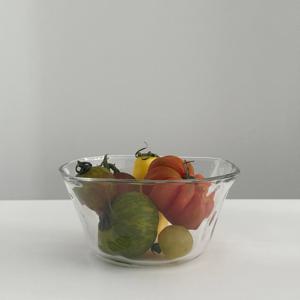 웨이비 글래스 보울 Wavy Glass Bowl 일본 비정형 유리 샐러드볼