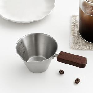 스텐 눈금 에스프레소 샷잔 내열유리 계량컵