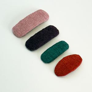 덤프라이스 헤어핀 2개 SET 똑딱이 핀