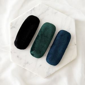 프리모 벨벳 겨울 크리스마스 헤어핀 2개 SET 똑딱이 핀