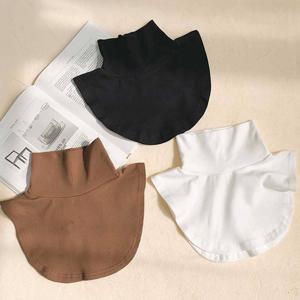 무지 페이크 목폴라 간절기 레이어드 넥워머 목토시 기모안감 스판 공갈 목티 넥스카프 코디