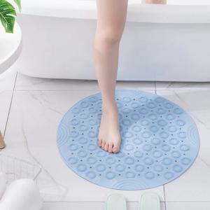 지압 미끄럼방지 욕실매트 발바닥 세정 거품 발마사지 원형 욕조매트 화장실 발판