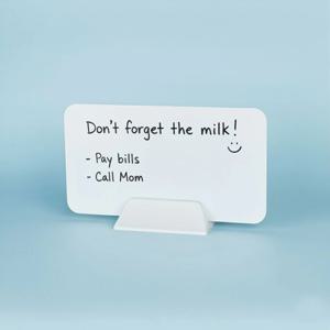 스탠드형 유리 화이트보드 자석 메모보드 탁상용 책상 스케줄 보드 인테리어 소품