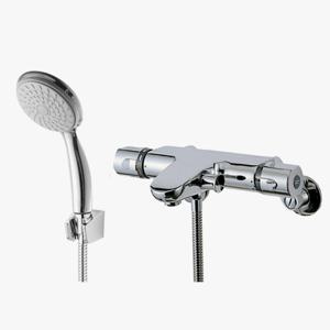 IDEALTHERM 아이디어썸 자동 온도 조절 샤워 욕조 수전 벽붙이
