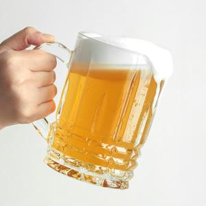 대용량 맥주컵 맥주잔 패턴 물컵 850ml