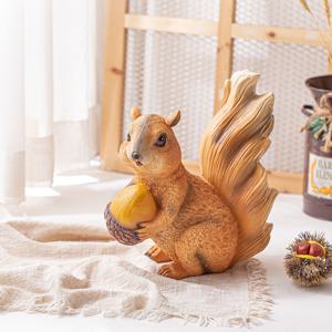정원 장식 다람쥐 인형 (높이 30cm)