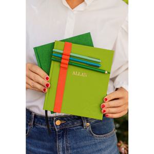 2026 DIARY CLOTH 170x200 mm, APPLE GREEN
