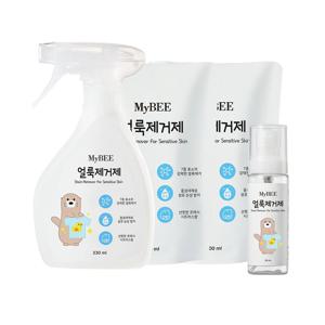 자연품은 얼룩제거제 용기x1+리필x2+휴대용x1