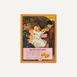 1940s Kodak Film Christmas (액자 포함)