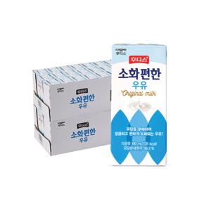 후디스 소화 편한 우유 190ml*48팩