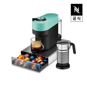 공식 버츄오 팝 에어로치노4 캡슐보관함 패키지 (버츄오 팝+에어로치노4+캡슐 스테이션)