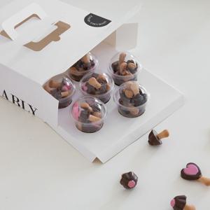 수제 초콜릿 빼빼로 만들기 DIY 세트 밀크초코송이