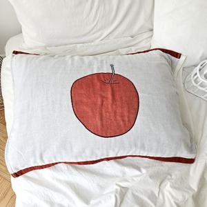 사과의 꿈 거즈 깊은잠 베개수건 베개덮개 다용도 러너