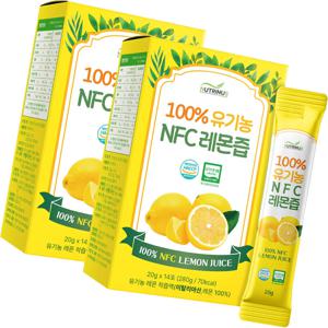 100% 유기농 NFC 레몬즙 20g*14포 2팩