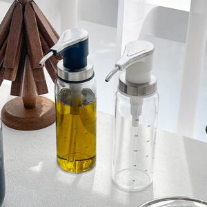 내열유리 펌프 시럽병 300ml 카페 디스펜서 오일병