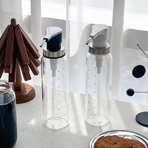 내열유리 펌프 시럽병 500ml 카페 디스펜서 소스병