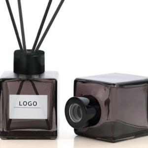 DIY 아로마 디퓨져 블랙 용기 향수병 사각 유리 공병 100ml