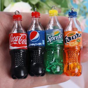 미니어처 페트병음료 탄산음료 고리 펜던트 모형 악세사리 부자재 4종