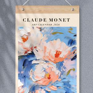 2026년 (빅사이즈) 모네인스프릿 벽걸이 달력 (우드바포함) 명화 포스터 캘린더