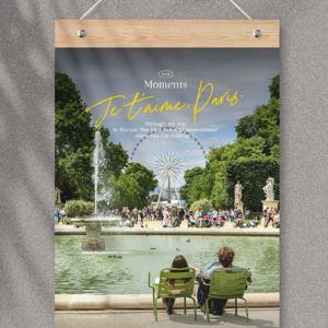 2026년 (빅사이즈) 유럽 모먼트 벽걸이 달력+우드바 / 파리 풍경 포스터 캘린더