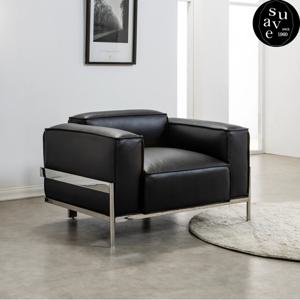 SE.03 1인 모던 가죽소파 천연면피 통가죽 쇼파